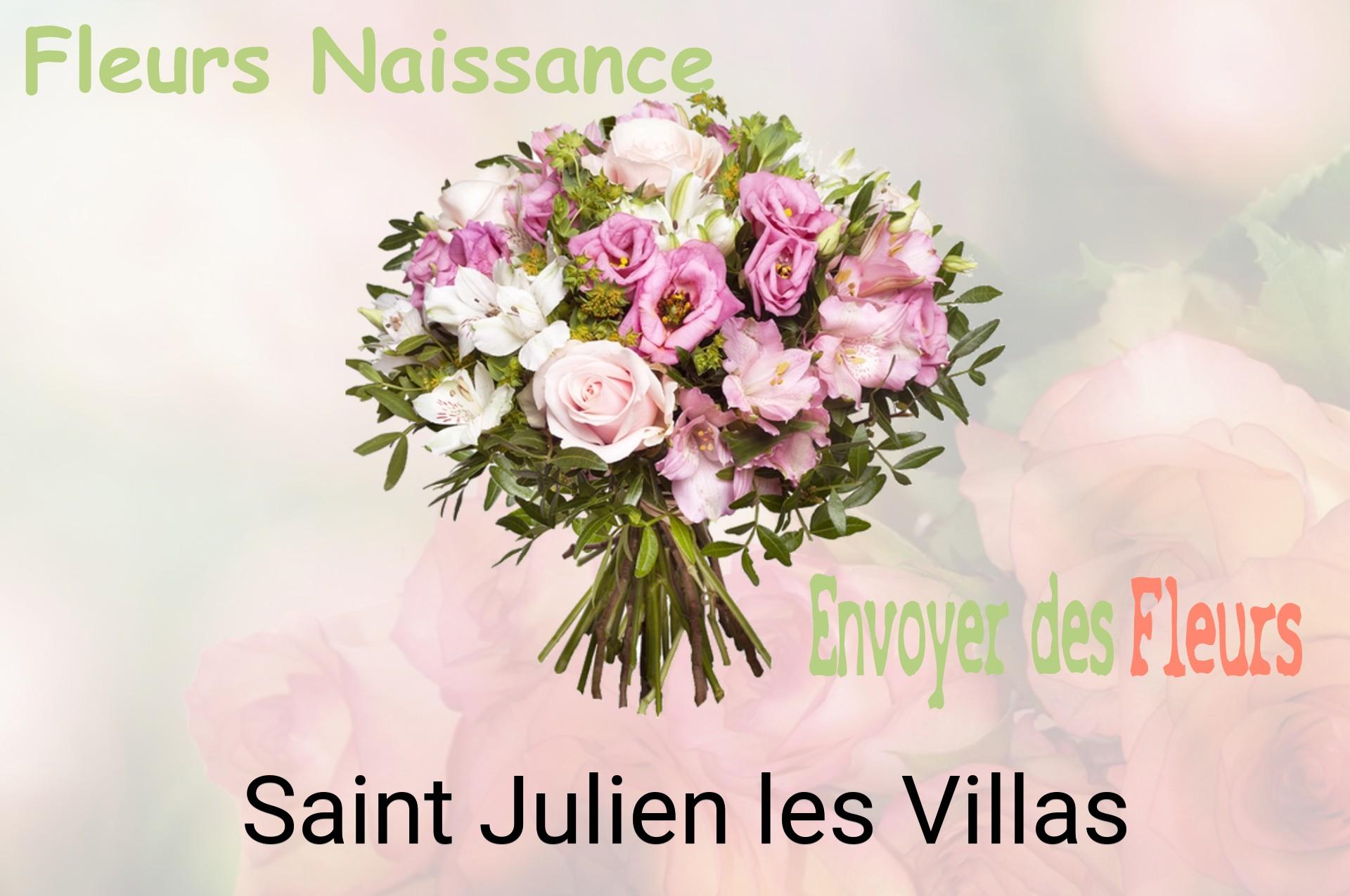 Bouquet de fleurs de naissance livré à Saint-Julien-les-Villas